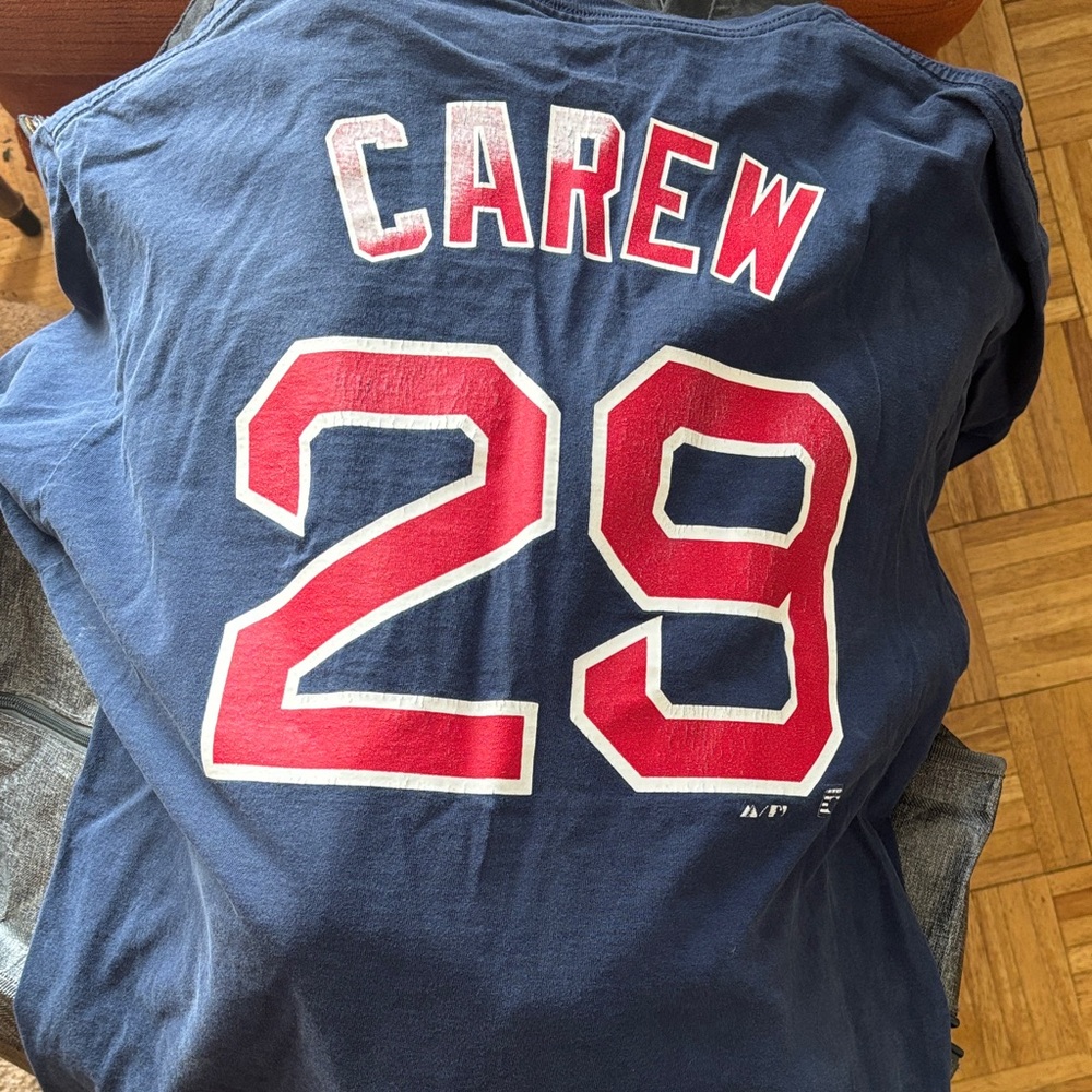 Angels Rod Carew t shirt “Jersey”with California Angels Anaheim vintage